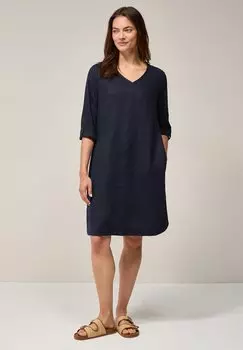 Повседневное платье V-NECK Cecil, цвет Blau