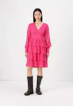 Повседневное платье VMMALOU LAYER SHORT DRESS Vero Moda, розовый
