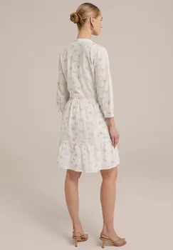Повседневное платье WE Fashion, белый