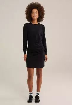 Повседневное платье WE Fashion, черный