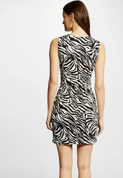 Повседневное платье Zebra Morgan, черно-белое