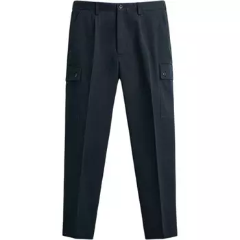 Повседневные брюки мужские синие Zara, синий