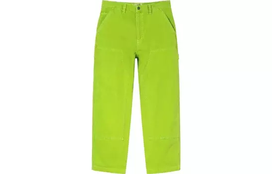 Повседневные брюки мужские зеленые Stussy, зеленый