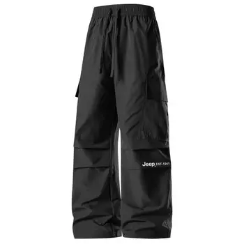 Повседневные брюки унисекс Jeep, Black Regular+Gray Green Regular
