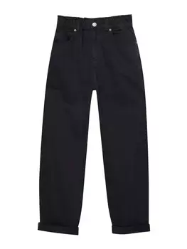 Повседневные джинсы Pull&Bear, черный деним