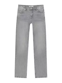 Повседневные джинсы Pull&Bear, серый деним