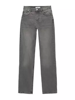 Повседневные джинсы Pull&Bear, серый деним