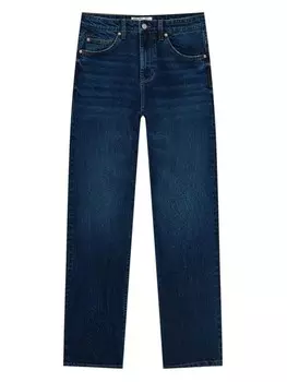 Повседневные джинсы Pull&Bear, синий джинсовый