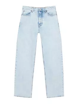 Повседневные джинсы Pull&Bear, синий джинсовый