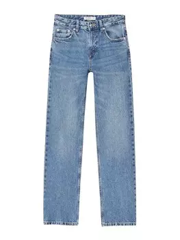 Повседневные джинсы Pull&Bear, синий джинсовый