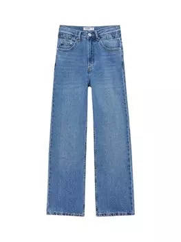 Повседневные джинсы Pull&Bear, синий джинсовый