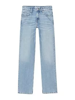 Повседневные джинсы Pull&Bear, синий джинсовый