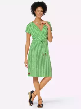 Повседневный образ Платье из джерси "Платье из джерси" Casual Looks, цвет Apfel-Ecru
