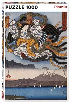 Пятник, пазл, Хиросигэ, Аматэрасу, 1000 шт. Piatnik