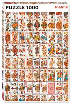 Пятник, пазл, карточки, 1000 шт. Piatnik