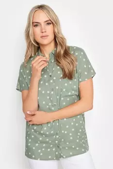 Пятно выросшее на рукаве рубашки Long Tall Sally, зеленый