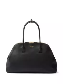 Большая сумка-тоут Prada, черный