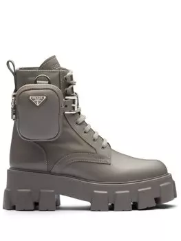 Prada ботинки Moonlith, серый