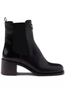 Prada ботинки на шнуровке, черный
