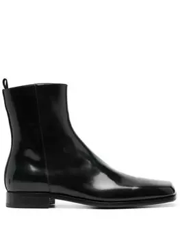 Prada ботинки с квадратным носком, черный