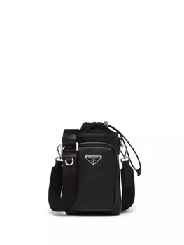 Prada чехол для смартфона с логотипом, черный