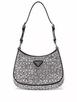 Сумка на плечо Prada Cleo, металлик