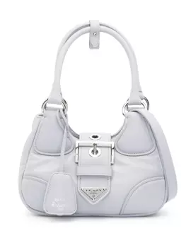 Дутая сумка-тоут Prada Moon, серый