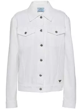 Prada джинсовая куртка Bull, белый