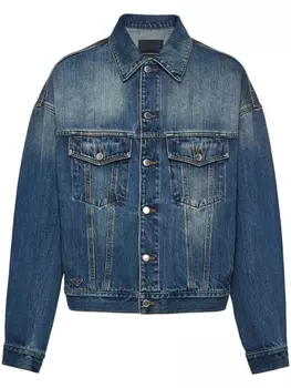 Prada джинсовая куртка Trucker, синий