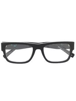 Prada Eyewear очки в прямоугольной оправе, черный