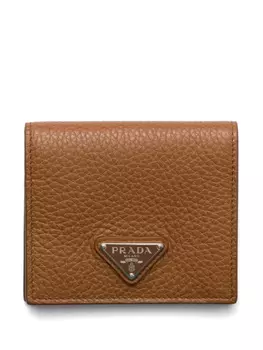 Prada фактурный кошелек, коричневый