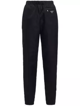 Prada габардиновые брюки Re-Nylon, черный