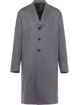 Prada кашемировое пальто, серый