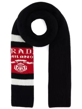 Prada кашемировый шарф, черный