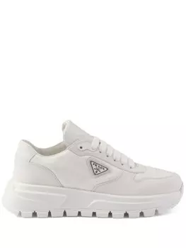 Prada кеды с логотипом, белый