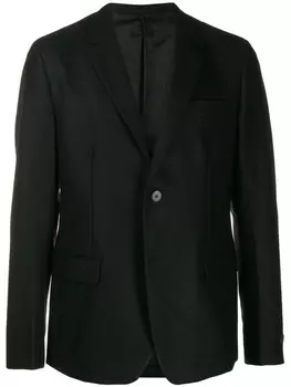Prada классический блейзер, черный