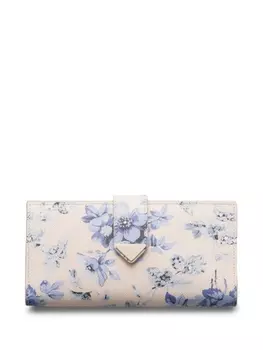 Prada кошелек с цветочным принтом, синий