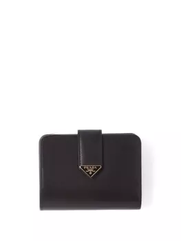 Prada кошелек с логотипом, черный