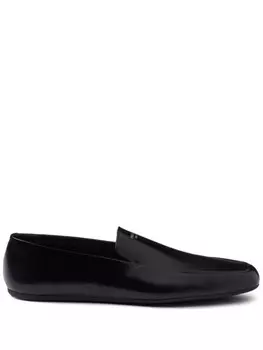 Prada кожаные лоферы, черный