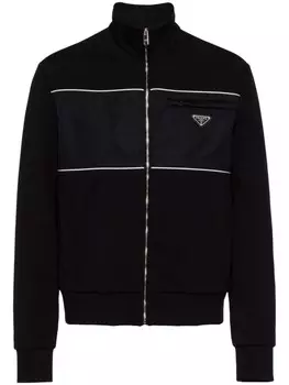 Prada куртка на молнии, черный