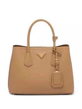 Prada маленькая сумка-тоут, коричневый