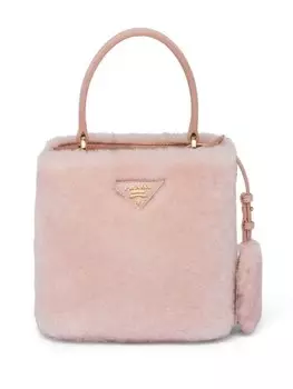 Мини-сумка Prada Panier, розовый