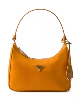 Prada мини-сумка на плечо Re-Edition, оранжевый