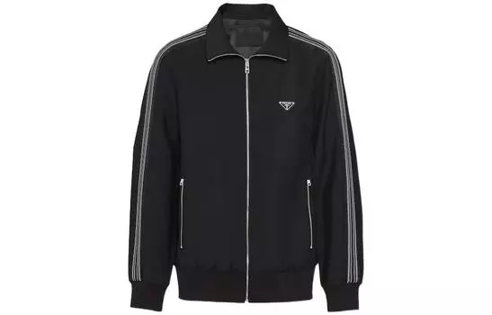 Олимпийка мужская Prada, черный / белый