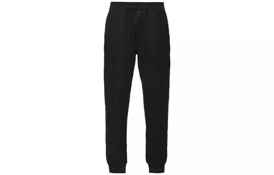 PRADA Мужские трикотажные спортивные штаны, цвет Black