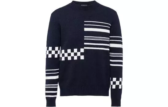 PRADA Мужской кашемировый свитер, цвет Blue