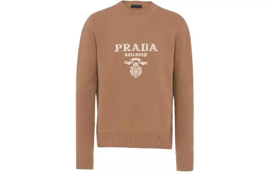 PRADA Мужской кашемировый свитер, цвет Brown