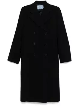 Prada пальто из вирджинской шерсти, черный