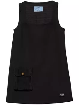Prada платье мини Natt, черный