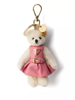 Prada подвеска для сумки, белый